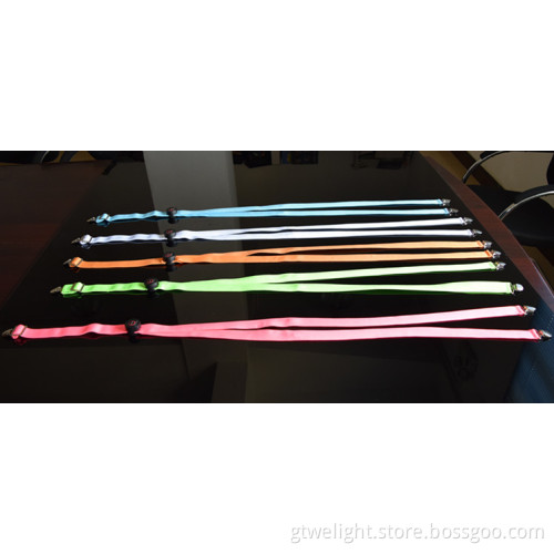 Different Color LED Safety Suspender Light up at Night